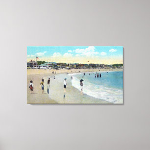 View of Long Beach and Cape Ann Canvas Print