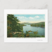 View of Lower Saranac Lake from Bluff Island