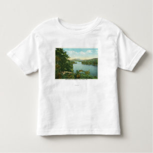 View of Lower Saranac Lake from Bluff Island Toddler T-Shirt