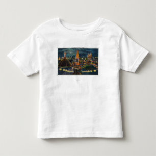 View of Luna Park at Night Toddler T-Shirt
