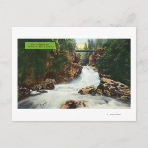 View of Lynn Canyon Falls Postcard