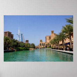 View Of Madinat Jumeirah, Dubai Poster