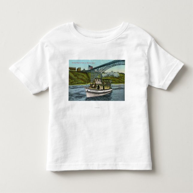 View of Maid of the Mist Boat 2 Toddler T-Shirt (Front)