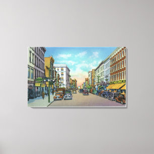 View of Main Street 10 Canvas Print
