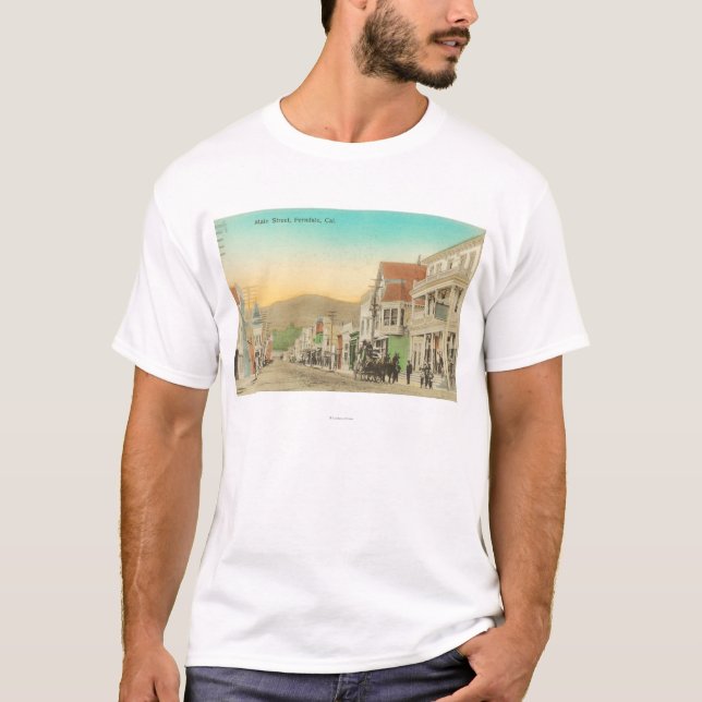 View of Main Street, Horse Carriage T-Shirt (Front)