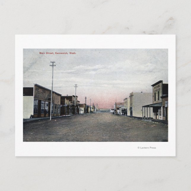 View of Main Street Postcard (Front)
