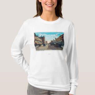 View of Main Street with Model-T Ford Cars T-Shirt