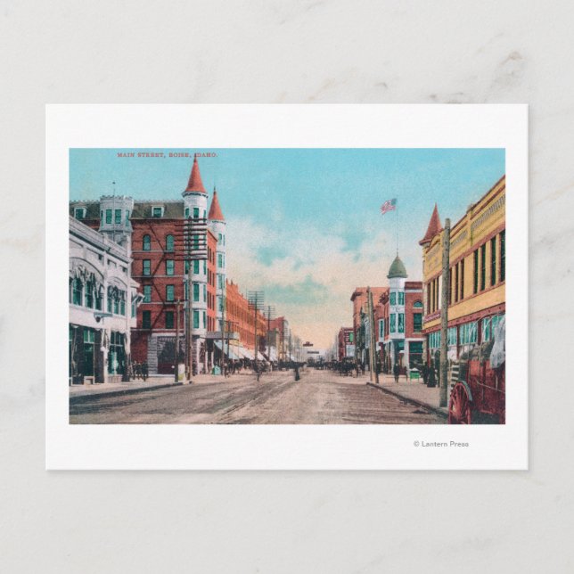 View of Main StreetBoise, ID Postcard (Front)