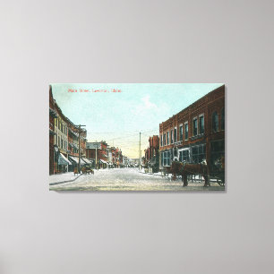 View of Main StreetLewiston, ID Canvas Print
