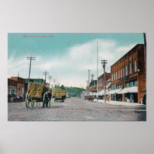 View of Main StreetPalouse, WA Poster
