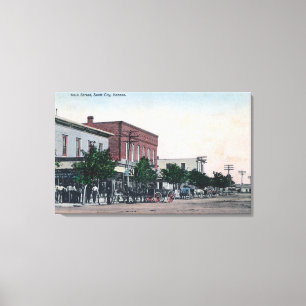 View of Main StreetScott City, KS Canvas Print