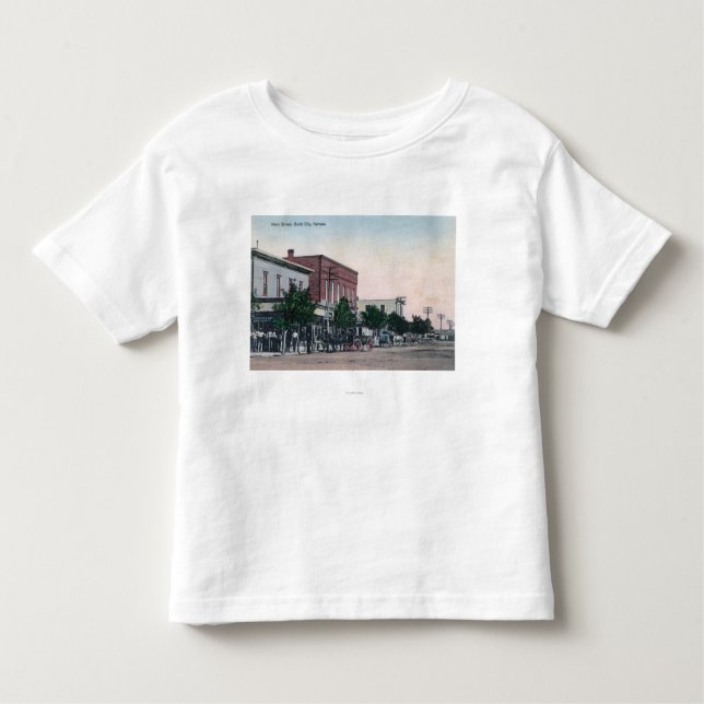 View of Main StreetScott City, KS Toddler T-Shirt (Front)