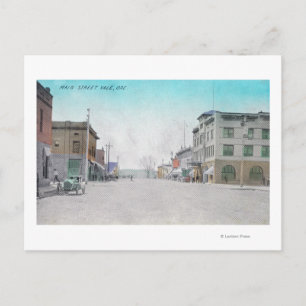 View of Main StreetVale, OR Postcard