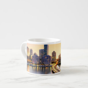 View of Mandarin Oriental Miami with reflection Espresso Cup