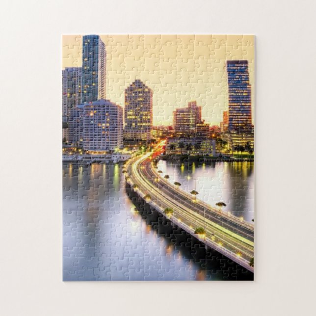 View of Mandarin Oriental Miami with reflection Jigsaw Puzzle (Vertical)