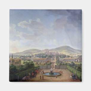 View of Marino, 1719 (oil on canvas) Magnet