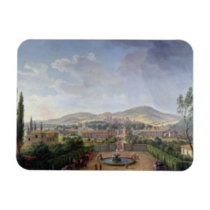 View of Marino, 1719 (oil on canvas) Magnet