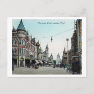 View of Mariposa StreetFresno, CA Postcard