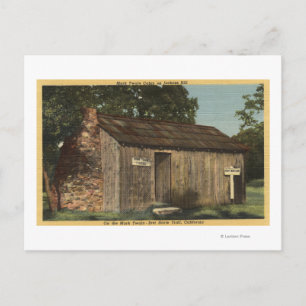 View of Mark Twain Cabin on Jackass Hill Postcard