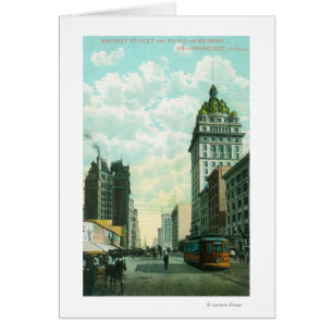 View of Market St near 3rd and Kearny