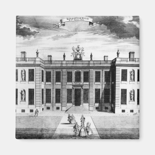 View of Marlborough House in Pall Mall Magnet (Front)