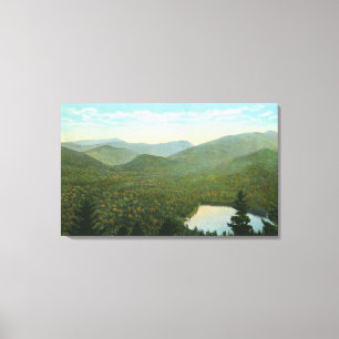 View of McIntyre, Colden, and Marcy Mts. Canvas Print