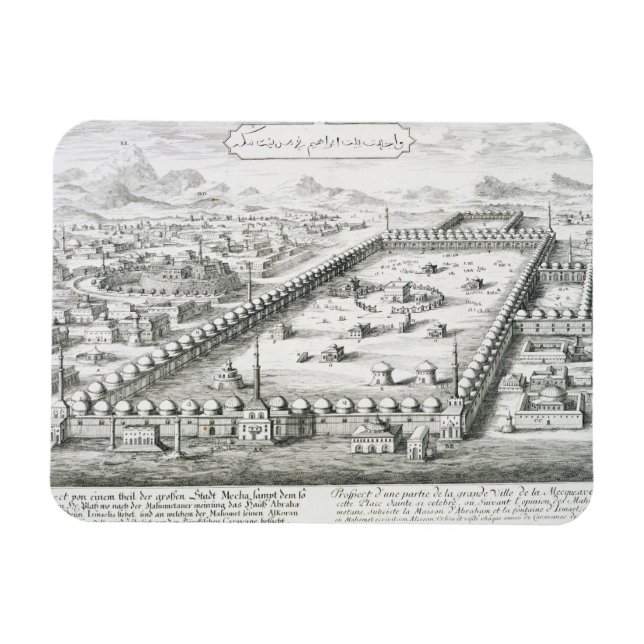 View of Mecca, from 'Entwurf einer historischen Ar Magnet (Horizontal)