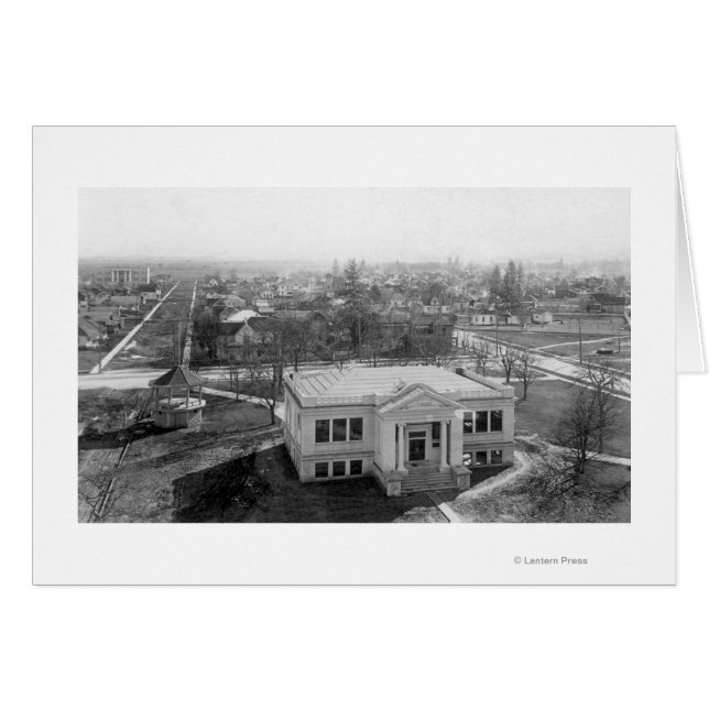 View of Medford, Oregon and Library Photograph (Front Horizontal)