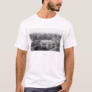 View of Medford, Oregon and Library Photograph T-Shirt