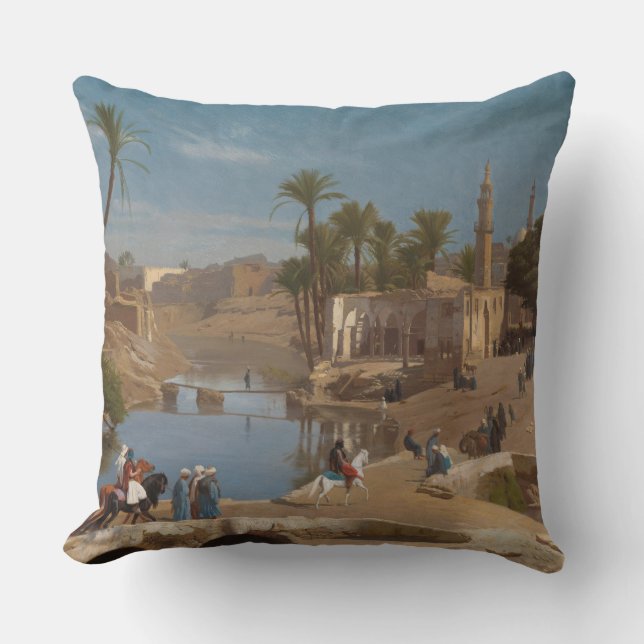 View of Medinet El-Fayoum Cushion (Front)