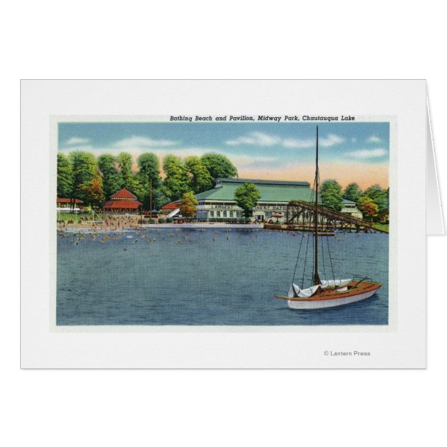 View of Midway Park Beach and Pavilion (Front Horizontal)