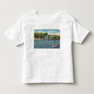 View of Midway Park Beach and Pavilion Toddler T-Shirt
