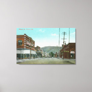 View of Miners StreetYerka, CA Canvas Print