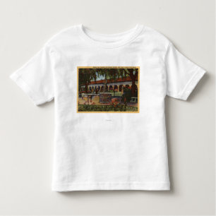 View of Mission, Memory Garden, Serra Statue Toddler T-Shirt