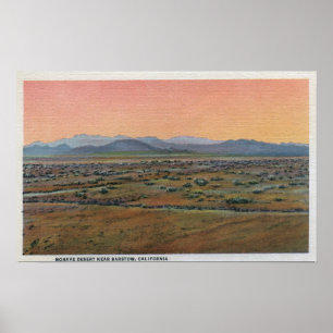 View of Mohave Desert Poster