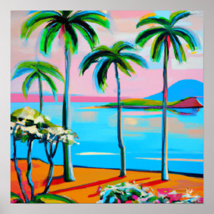 View of Mokuauia - poster and digital print