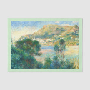 View of Monte Carlo from Cap Martin, Renoir  Tissue Paper