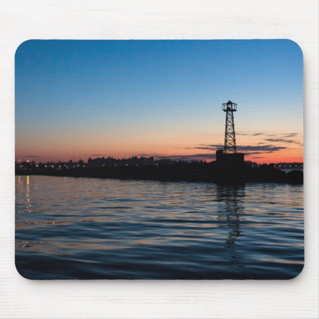 View Of Montevideo At Dawn, Uruguay Mouse Pad (Front)