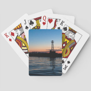 View Of Montevideo At Dawn, Uruguay Playing Cards