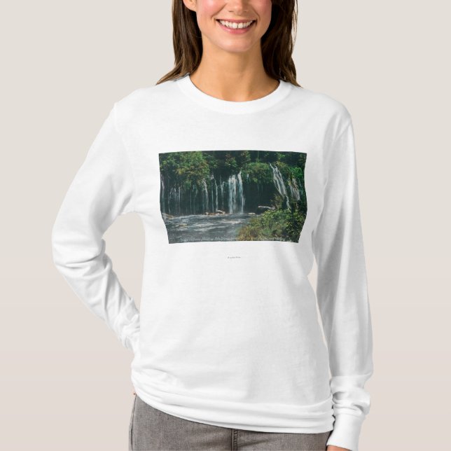 View of Mossbrae FallsShasta Springs, CA T-Shirt (Front)