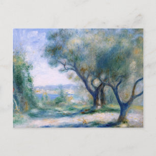 View of Mourillon by Renoir Postcard