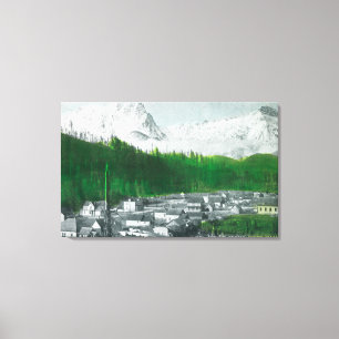 View of Mt Index and Mt Persis Canvas Print
