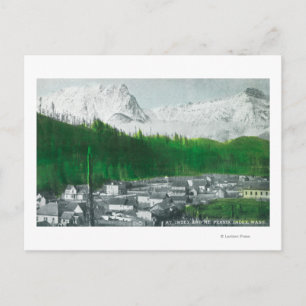 View of Mt Index and Mt Persis Postcard