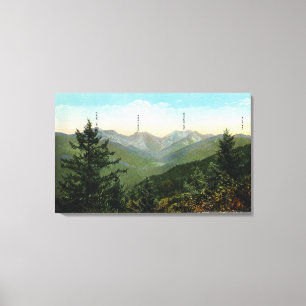 View of Mt. Marcy, Saddleback, Sawtooth Canvas Print