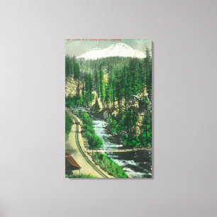 View of Mt. Shasta from Shasta Retreat Canvas Print