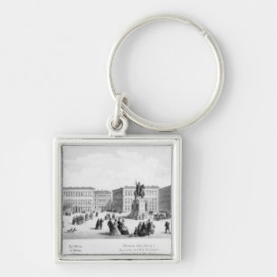 View of Munich, 1869 Key Ring