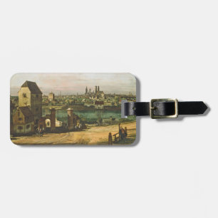 View of Munich, c. 1761 (oil on canvas) Luggage Tag