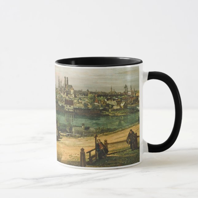 View of Munich, c. 1761 (oil on canvas) Mug (Right)