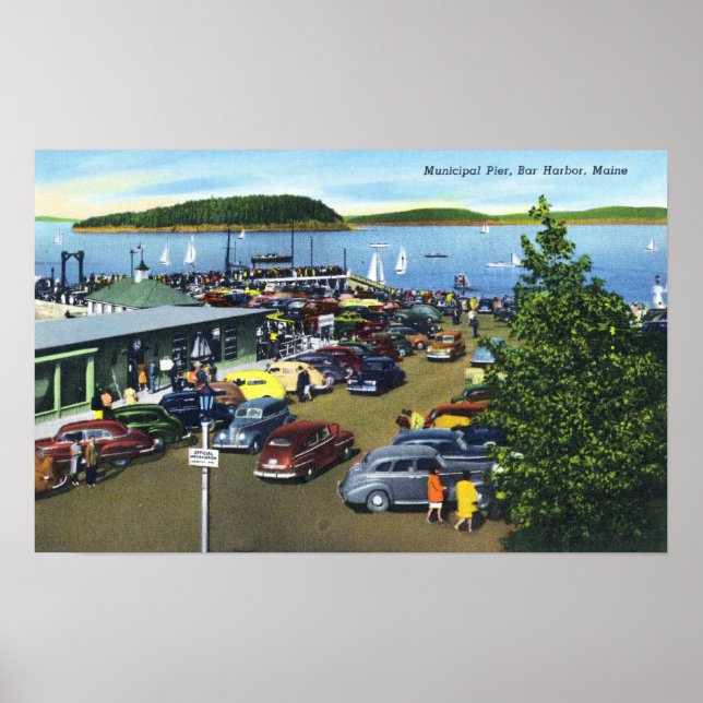 View of Municipal Pier Poster (Front)