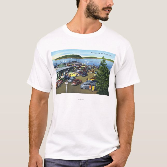 View of Municipal Pier T-Shirt (Front)